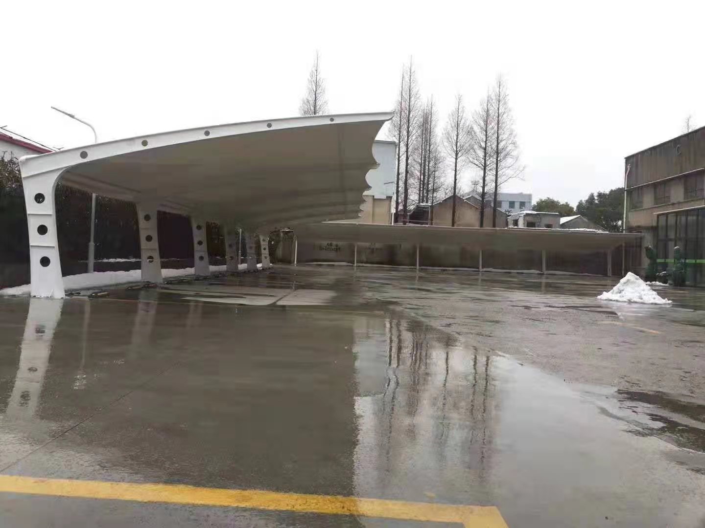 膜結(jié)構(gòu)自行車棚