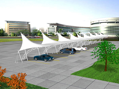 膜結構停車棚安裝之后如何對其質量進行鑒別(圖1) 膜結構停車棚